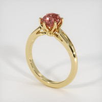 1.35 Ct. Sapphire Ring, 18K Yellow Gold 2