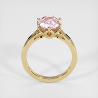 3.21 Ct. Pink Sapphire Ring, 18K Yellow Gold 3