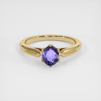 0.93 Ct. Color Change Sapphire Ring, 18K Yellow Gold 1