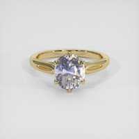 1.90 Ct. Bi Color Sapphire Ring, 18K Yellow Gold 1
