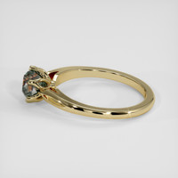1.23 Ct. Bi Color Sapphire Ring, 18K Yellow Gold 4