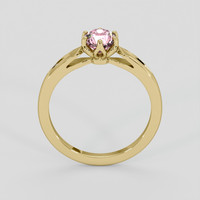 1.09 Ct. Pink Sapphire Ring, 18K Yellow Gold 3