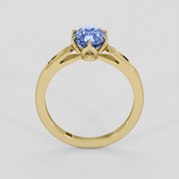 3.13 Ct. Blue Sapphire Ring, 18K Yellow Gold 3