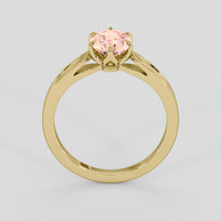 1.36 Ct. Padparadscha Sapphire Ring, 18K Yellow Gold 3