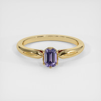 1.04 Ct. Sapphire Ring, 18K Yellow Gold 1