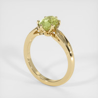 1.41 Ct. Sapphire Ring, 18K Yellow Gold 2