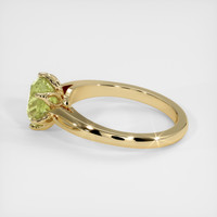 1.41 Ct. Sapphire Ring, 18K Yellow Gold 4