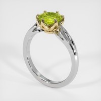 1.23 Ct. Gemstone Ring, 14K Yellow & White 2