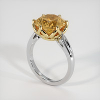 4.16 Ct. Gemstone Ring, 14K Yellow & White 2