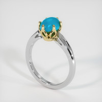 1.14 Ct. Gemstone Ring, 14K Yellow & White 2