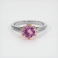 2.15 Ct. Sapphire Ring, 14K Yellow & White 1