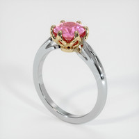 2.15 Ct. Sapphire Ring, 14K Yellow & White 2