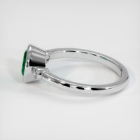 1.04 Ct. Emerald Ring, Platinum 950 4