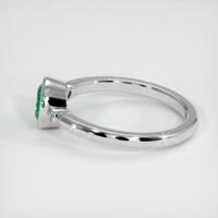 0.61 Ct. Emerald Ring, Platinum 950 4
