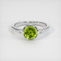 1.31 Ct. Gemstone Ring, Platinum 950 1