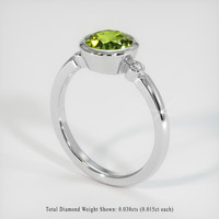 1.31 Ct. Gemstone Ring, Platinum 950 2