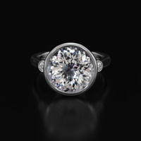 5.38 Ct. Gemstone Ring, Platinum 950 1