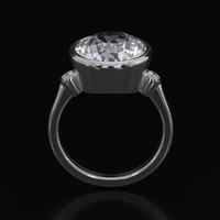 5.38 Ct. Gemstone Ring, Platinum 950 3