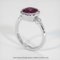 2.79 Ct. Gemstone Ring, Platinum 950 2