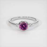 0.88 Ct. Gemstone Ring, Platinum 950 1