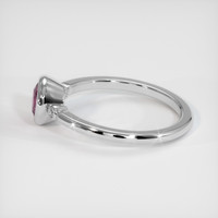 0.88 Ct. Gemstone Ring, Platinum 950 4