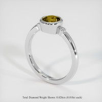 1.01 Ct. Gemstone Ring, Platinum 950 2