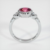 1.80 Ct. Reddish Pink Sapphire Ring, Platinum 950 3