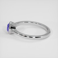 0.89 Ct. Violet Sapphire Ring, Platinum 950 4