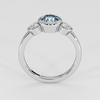 1.38 Ct. Blue Sapphire Ring, Platinum 950 3