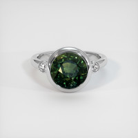 3.49 Ct. Sapphire Ring, Platinum 950 1