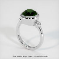 3.49 Ct. Sapphire Ring, Platinum 950 2