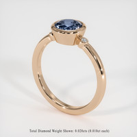 1.23 Ct. Gemstone Ring, 14K Rose Gold 2