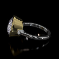 5.38 Ct. Gemstone Ring, 14K Rose Gold 4