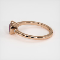 0.88 Ct. Gemstone Ring, 14K Rose Gold 4