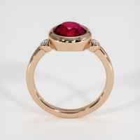 2.76 Ct. Ruby Ring, 14K Rose Gold 3