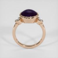 9.21 Ct. Purple Sapphire Ring, 14K Rose Gold 3