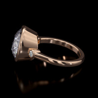 5.38 Ct. Gemstone Ring, 18K Rose Gold 4