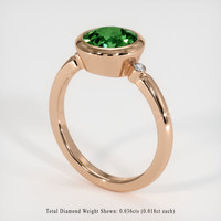 1.63 Ct. Gemstone Ring, 18K Rose Gold 2