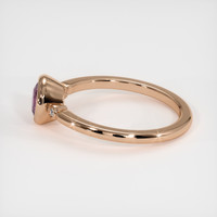 0.88 Ct. Gemstone Ring, 18K Rose Gold 4