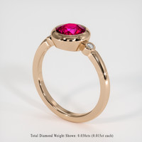 1.51 Ct. Ruby Ring, 18K Rose Gold 2