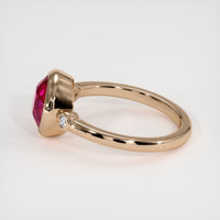 2.76 Ct. Ruby Ring, 18K Rose Gold 4