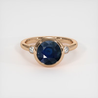 4.02 Ct. Sapphire Ring, 18K Rose Gold 1