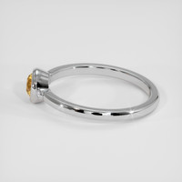 0.54 Ct. Bi Color Sapphire Ring, Silver 4