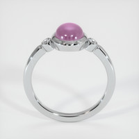 2.88 Ct. Reddish Pink Sapphire Ring, 14K White Gold 3