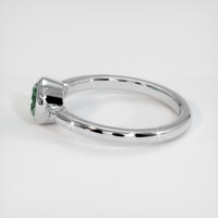 0.90 Ct. Sapphire Ring, 14K White Gold 4