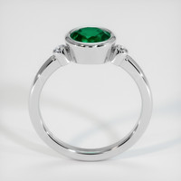 1.04 Ct. Emerald Ring, 18K White Gold 3