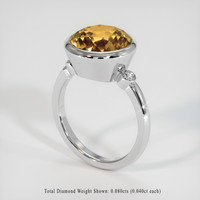 4.12 Ct. Gemstone Ring, 18K White Gold 2