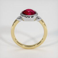 2.76 Ct. Ruby Ring, 14K White & Yellow 3