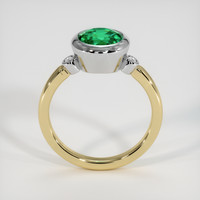 1.77 Ct. Emerald Ring, 18K White & Yellow 3