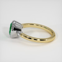 1.77 Ct. Emerald Ring, 18K White & Yellow 4